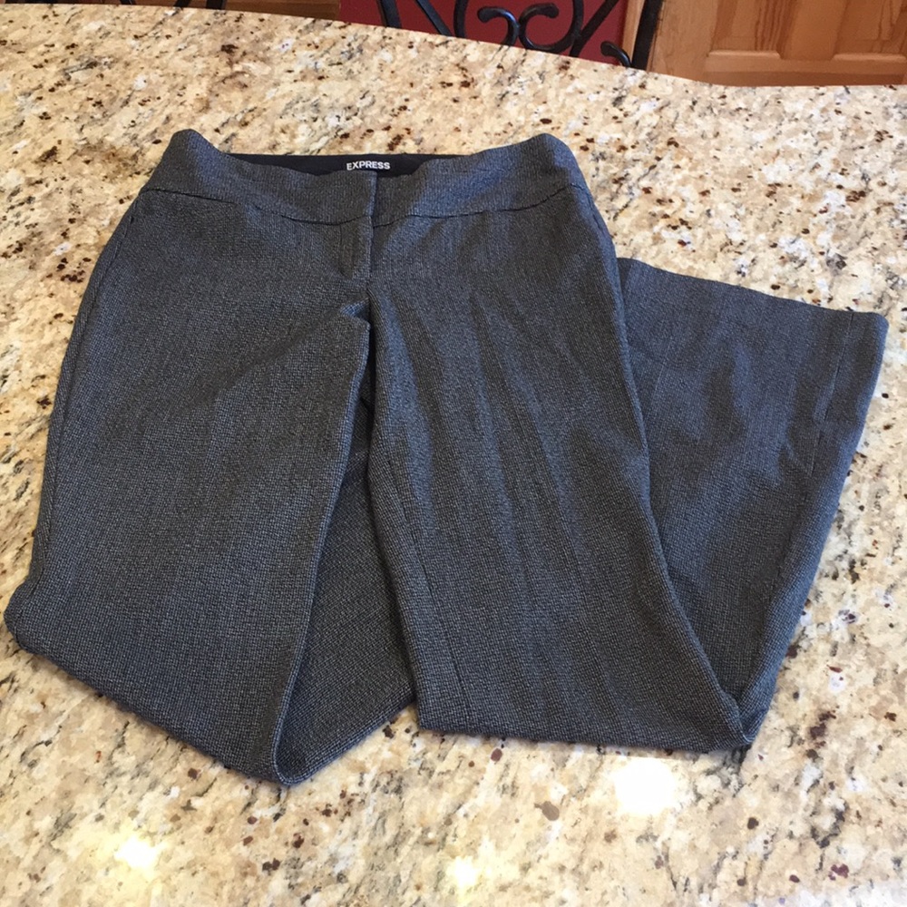 Express Editor Barely Boot Low Rise Work Pant